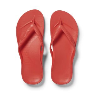 Kids - Arch Support Flip Flops - Coral